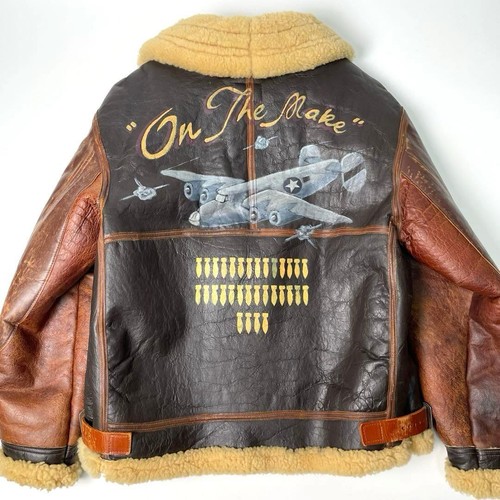 Avirex mouton leather - avirex,