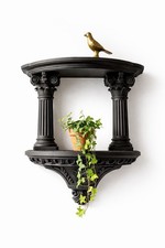 Gothic Wall Shelf Black –
