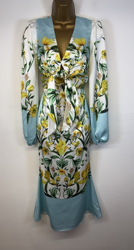 Coast dress yellow - dress, tie