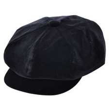 Women's Velvet Baker Boy Hat – Chic Luxury Newsboy Cap Available in  Colours