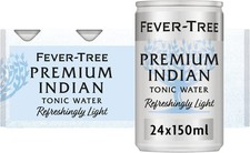 Fever-Tree Refreshingly Light Indian Tonic Water, 150ml, 8 Count (PK-3)(24 Cans)