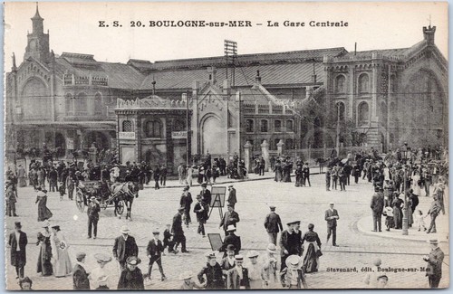 Boulogne sur mer vtg - vtg, postcard