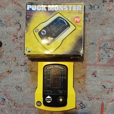 Vintage CGL Electronic Handheld Game Puck Monster like Pacman Boxed Works Xmas