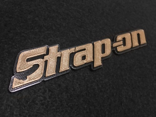 Strap badge logo toolbox - strap, on