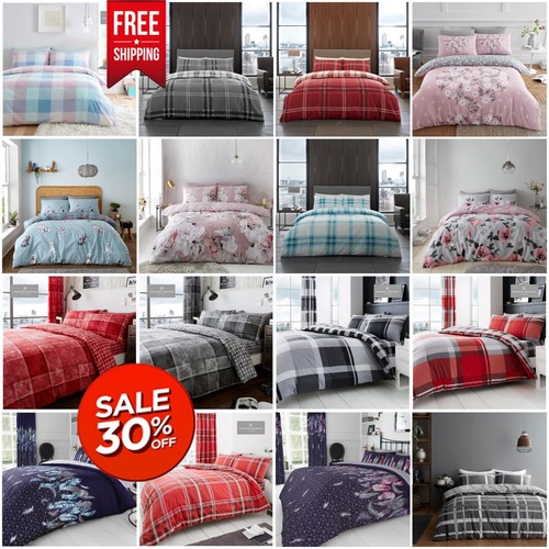 Reversible duvet quilt cover - duvet,