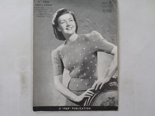 1940 vintage knitting - vintage,