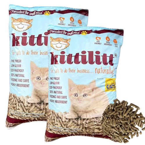 Kittilitt premium cat litter - cat,