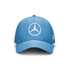 Lewis Hamilton Mercedes Cap, 2023, blue, white, black, purple, Official Merch.