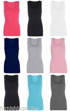 NEW LADIES SLEEVELESS RIB VEST