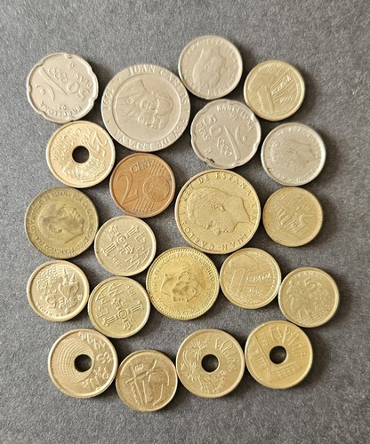 Spanish coins dated from 1960s - spanish,