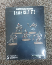 5 CHAOS CULTISTS WARHAMMER 40K CHAOS SPACE MARINES EASY BUILD -SEALED