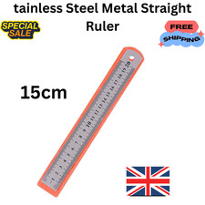 Stainless Steel 6" Metal Ruler