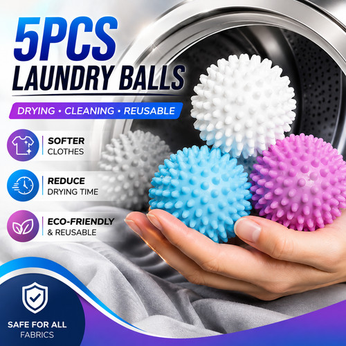 Laundry dryer balls - 5x, eco