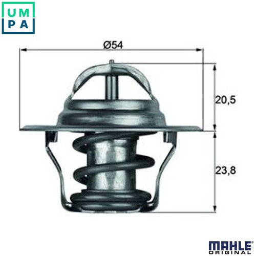 Thermostat coolant 80d - thermostat,