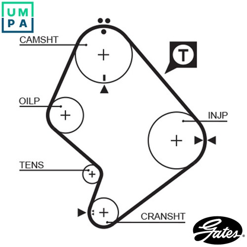 Timing belt 5214xs for - timing,