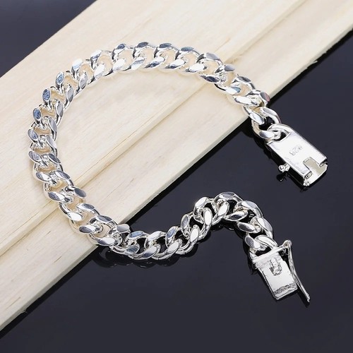 925 sterling silver solid 10mm - silver,