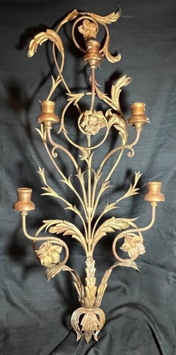 Vintage wrought iron - vintage, gold