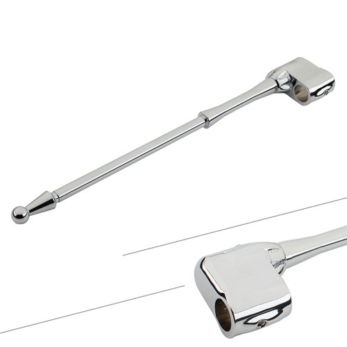 Chrome flag pole rear - flag,