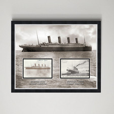 Millvina Dean & Bertram V. Dean - Titanic Sibling Survivors Authentic Autograph