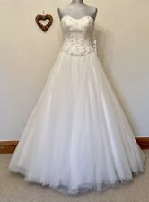 24 ? Jasmine by Hollywood Dreams  |  Size 10  |  Tulle & Beaded Wedding Dress
