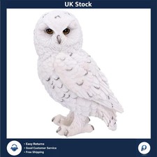 Graceful Snowy Owl Figurine