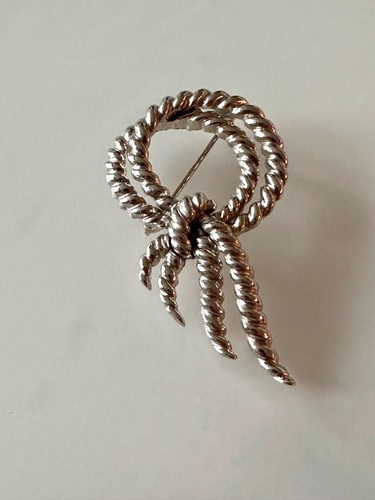 Signed trifari silver - ,