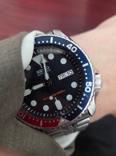 Seiko skx009 pepsi diver - skx009, –