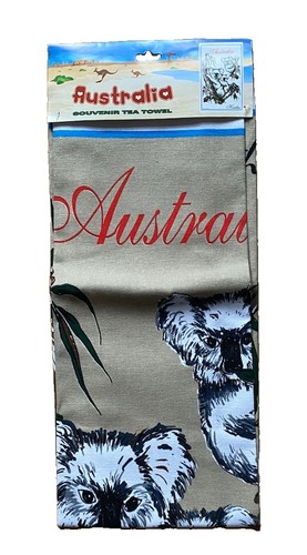 Australia tea towel koalas - australia,