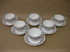 6 Aynsley Wild Tudor Tea Cups
