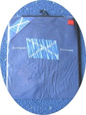 SCOTLAND Saltire Flag SCOTLAND Mens T-Shirt Womens Tee Unisex SMALL Cotton Rich