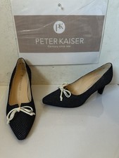 Peter Kaiser Slip on Smart Leather Shoes Size UK 4 EU 37 New