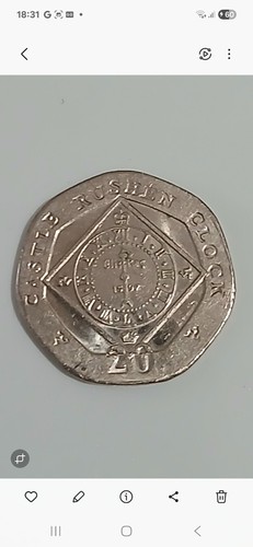 20p coin isle - , man,