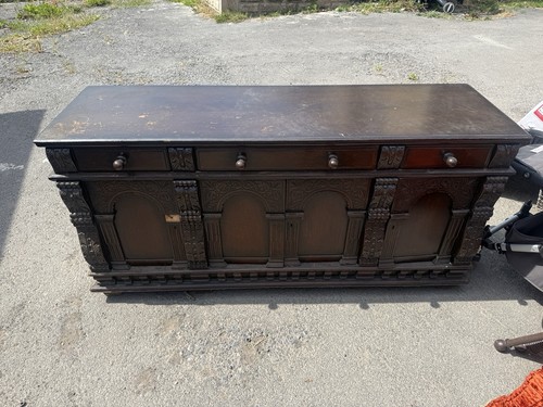 Antique sideboard dresser - sideboard,
