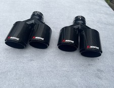 2x Akrapovic Dual Exhaust Tip