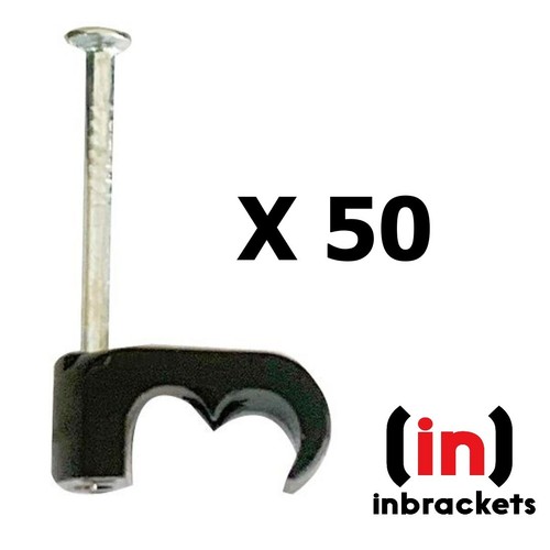 Twin satellite cable clips - cable, sky
