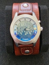 vintage fossil big tic watch