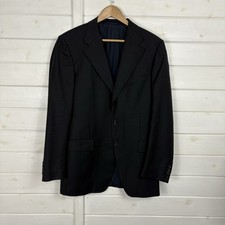 GUCCI Blazer Jacket Mens Size 40 EU 50 Black Wool Mohair Smart Formal Classic