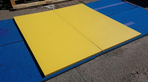 Gymnastics mats yellow - gymnastics,
