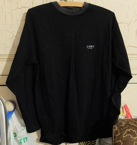 Long sleeved black shirt - long,