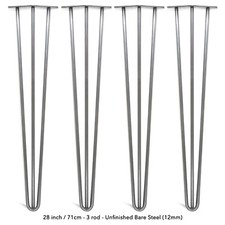 4 x Premium Hairpin Legs 4" -