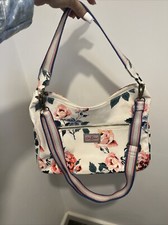 Cath Kidston Curve Eiderdown Rose Shoulder Bag