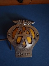 AA Vintage Car Badge 1945-1957