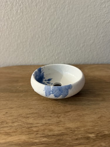 Ceramic bonsai pot blue - pot,