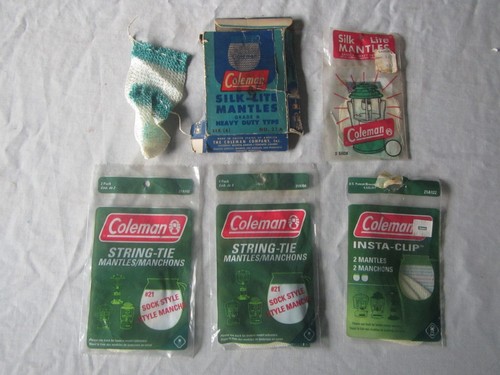 Lot misc coleman mantle - 5,