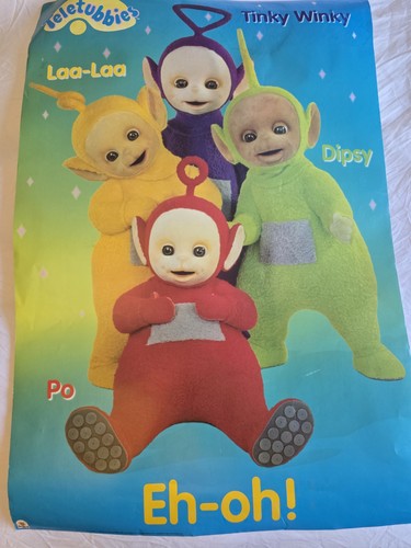 Vintage teletubbies poster - vintage,