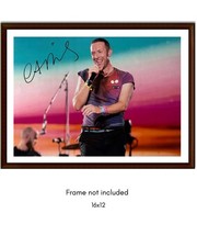 Chris Martin Hand Signed