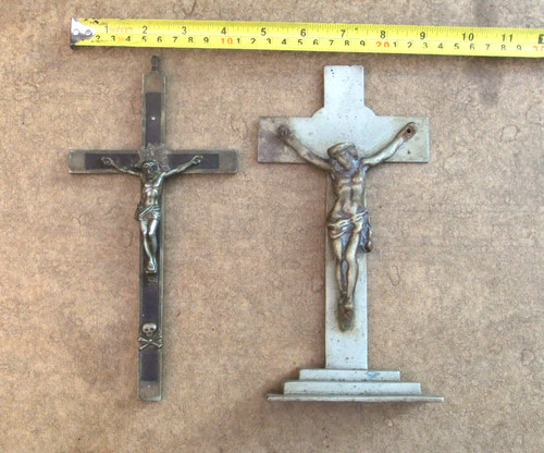 Antique brass metal - x,