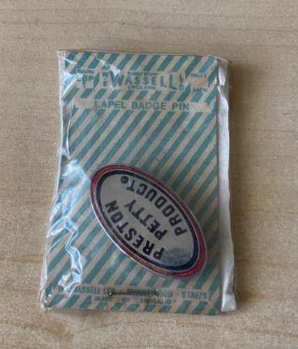 Preston petty emblem pin badge - preston,