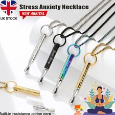 Anti Vaping Necklace Stress Relief Necklace Quit Smoking Vaping Breathing Toy UK