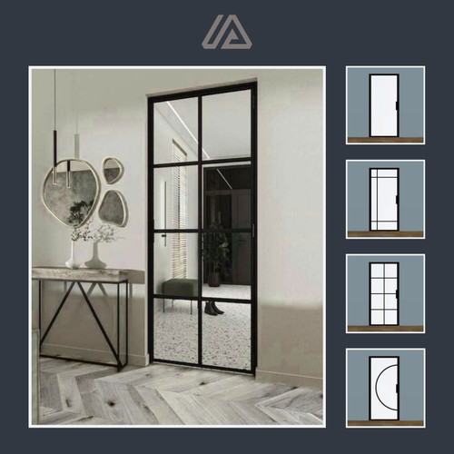 Aluminium black steel - black,